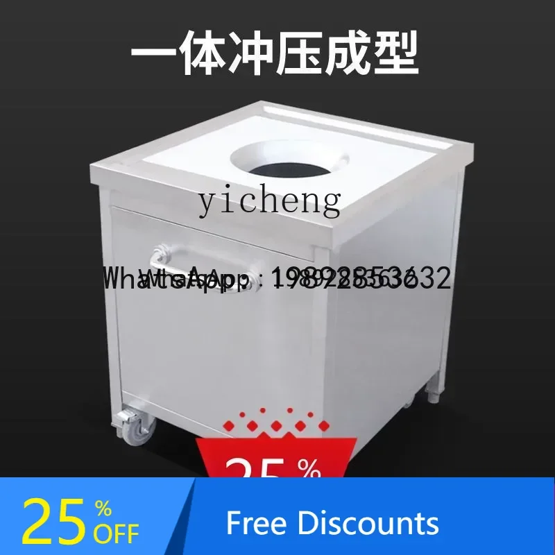 A1 stainless steel scrap collection car, kitchen collection and recycling plates, garbage tableware collection car