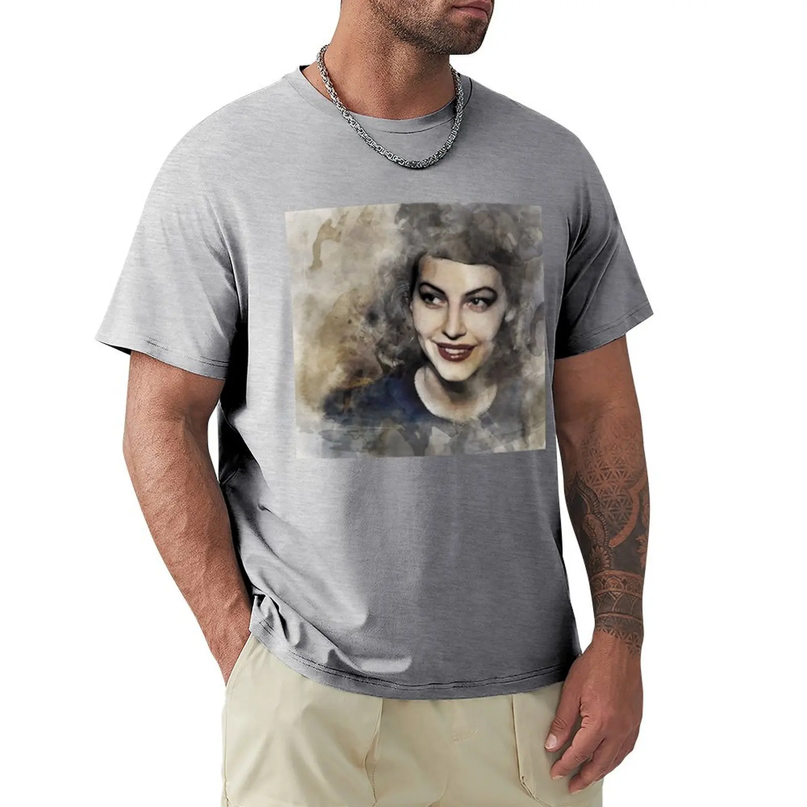 

Ava Gardner, watercolor portrait T-Shirt customs design your own tees plain t shirts men