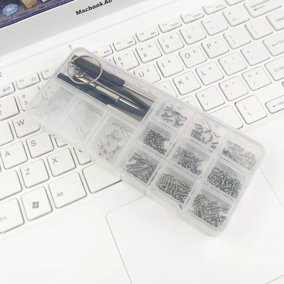 Upgrade Version Eyeglass Repair Tool Kit with Compact Screw Box Include Screwdriver Screws Tweezer for Eyeglass, Sunglass