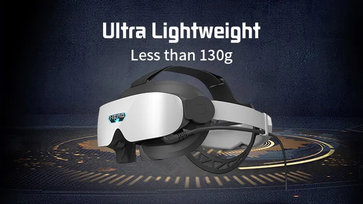 HEROVR 130G Comfortable 6Dof 4K PC Video VR Glasses Holographic AR Hardware for Meditation