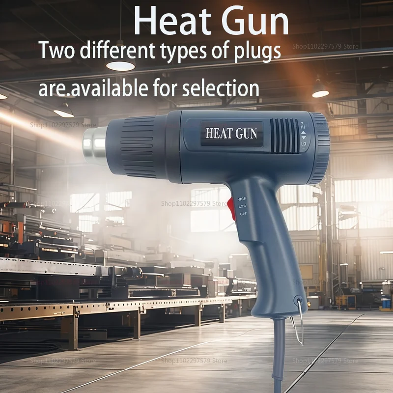الصناعية الكهربائية مسدس هواء ساخن سيارة فيلم الحرارة بندقية مجفف الهواء لحام منفاخ حراري يتقلص التفاف