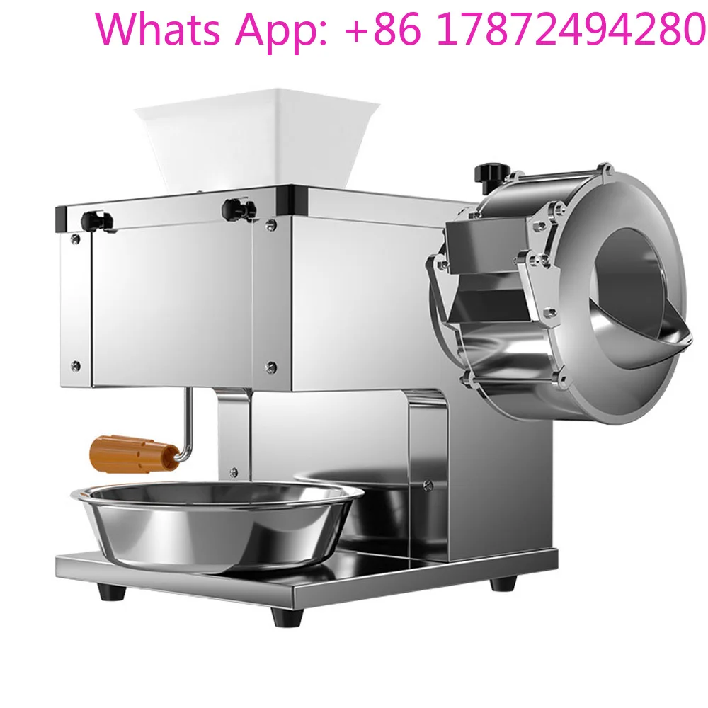 Commercial Meat Grinder Electric Slicer Stainless Steel Cutter Fish Fillet Shredded Automatic Meat Grinder