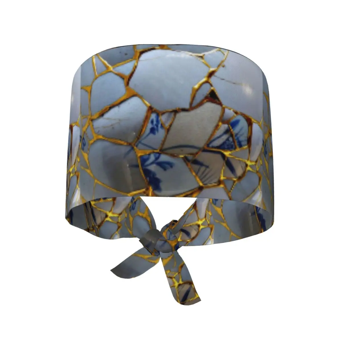 Kintsugi Scrub Hat Doctor Working Surgical Cap Unisex Adjustable Nursing Caps for Dentist