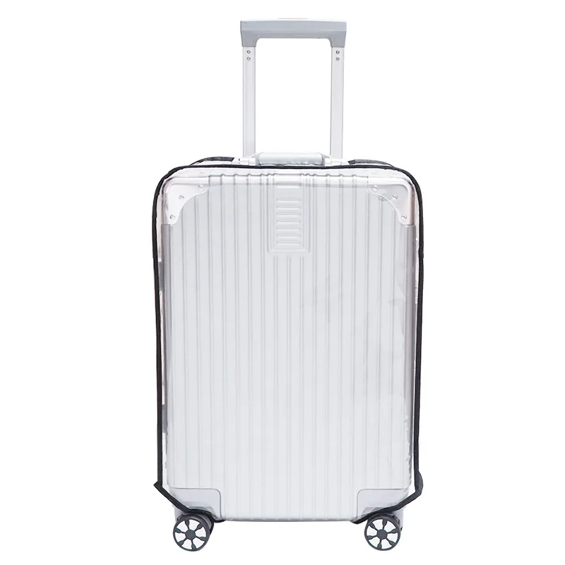 Rolling Luggage suitcase set waterproof and wear-resistant protective luggage set PVC transparent box luggage case set