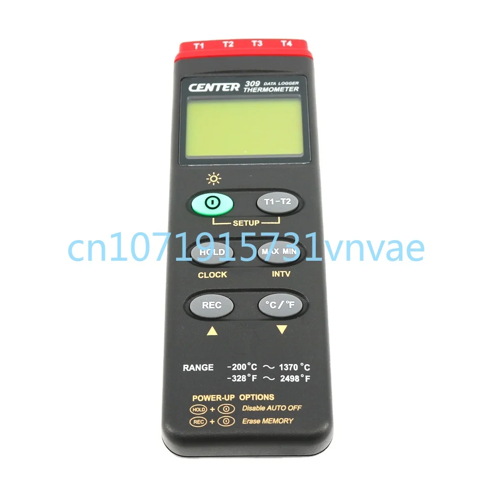 CENTER-309 4 Channels K Type Thermometer Data Logger Temperature Meter -200~1370C,-328~2498F