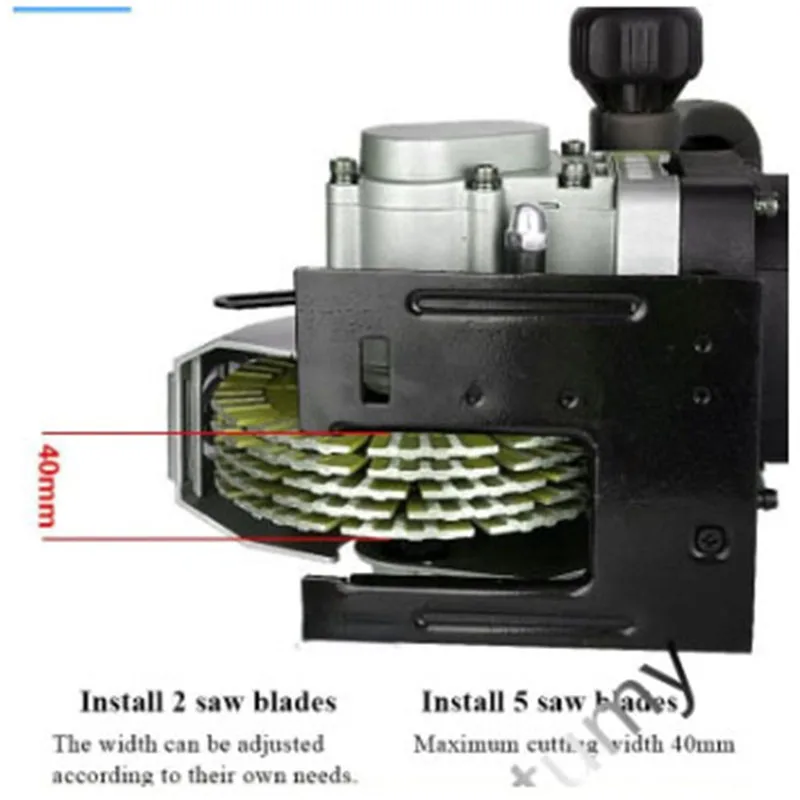 New Electric Wall Chaser Concrete Cutter Electric Laser Aiming Groove Slotting Machine Circular Saw Cutting Power Tool