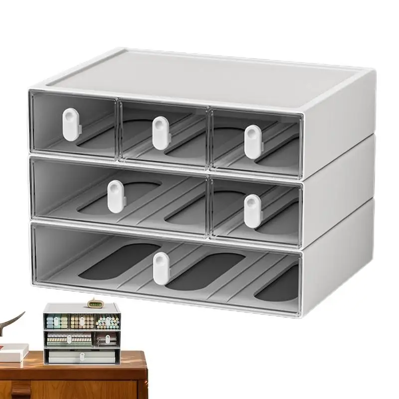 

Stackable Drawers For Desk Desktop Storage Box Drawer Type Storage Cabinet Office Desk Storage Box Stationery Debris StorageRack