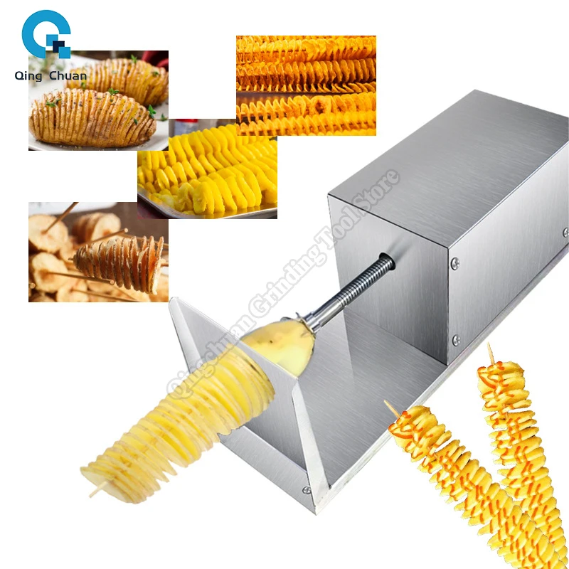 

Potato Tower Machine Commercial Fully Automated Stainless Steel Rotating Machine Electric Potato Tower Machine