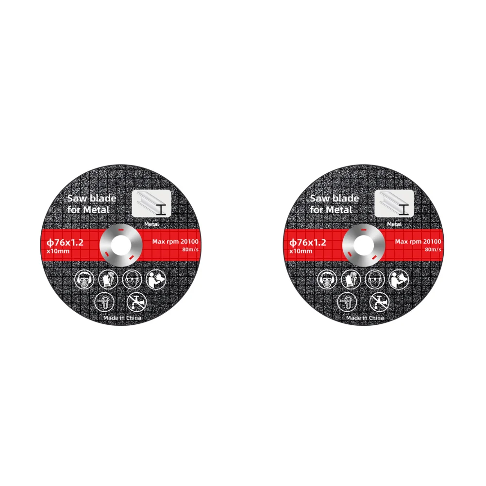 18 Discos De Amoladora Angular 76x1.2 Mm (Eje 10 Mm): Corte Fino De Metal Y Acero Inoxidable Con Doble Malla Reforzada