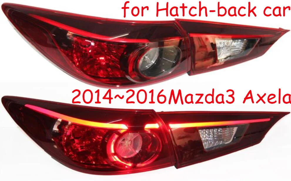 1set bumper lamp For Mazda 3 Tail Lights fit for Hatch-back 2014~2018 Mazda3 Axela Tail Light Orignal Design LED Rear Lamp