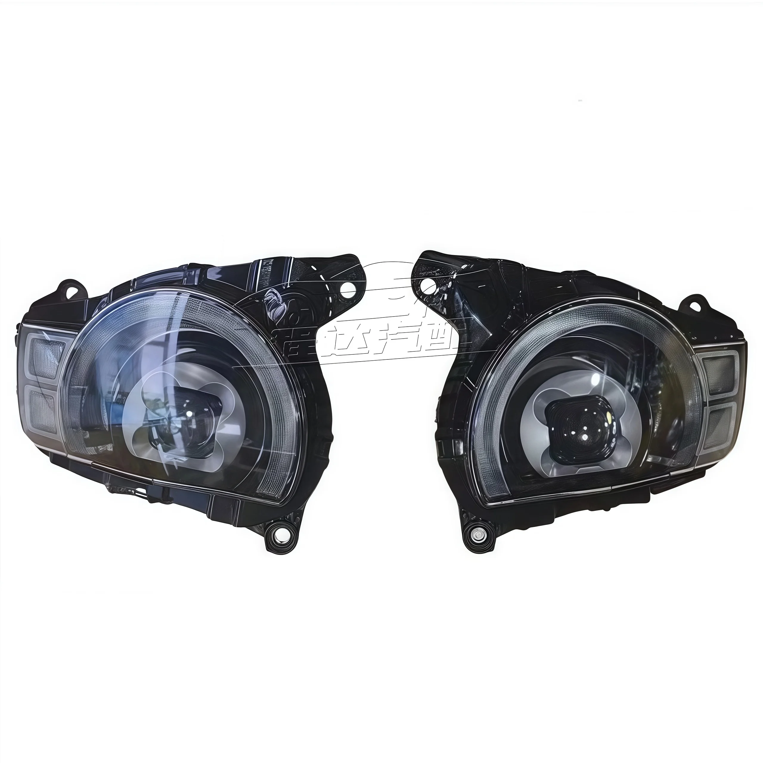 

2020 High Quality for Land Rover Defender Hot-selling Base Upgrade High Version with LED Low High Fog Lamps and Headlamps