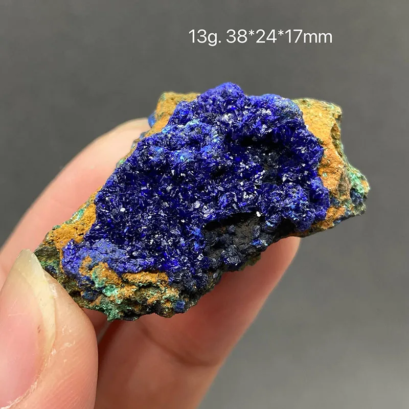 

100% natural azurite and malachite symbiotic raw stone mineral specimen healing crystal gem collection