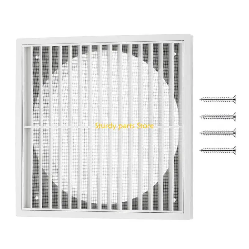 97QC Saída ar Vent Grelha Grelha Tampa Quadrada Ventilação Secador Tampa Durável
