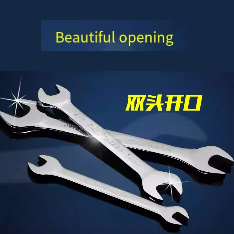 1~3PCS Double Open End Wrench 5.5-7~41-46mm Hand Tools Double Head Nut Hex Spanner Wrench For Hex Nuts Car Repairing Tool