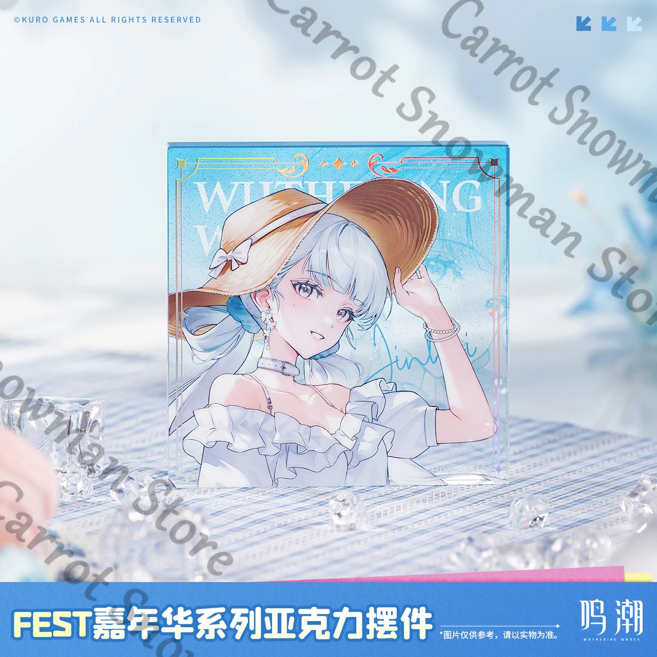 Wuthering Waves Rover-man / Miss Cartethyia Jinhsi FEST كرنفال سلسلة عالية الجودة أكريليك الديكور هدية أصلية رسمية