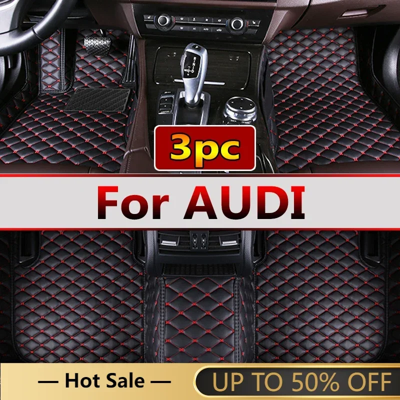 Car Floor Mat For AUDI A1(2door) A1(4door) A1 A3 A3 Hatch A3 Sedan A4 A4 Avant A4 Conver A5 SportA5(2door) A5 Car Accessories