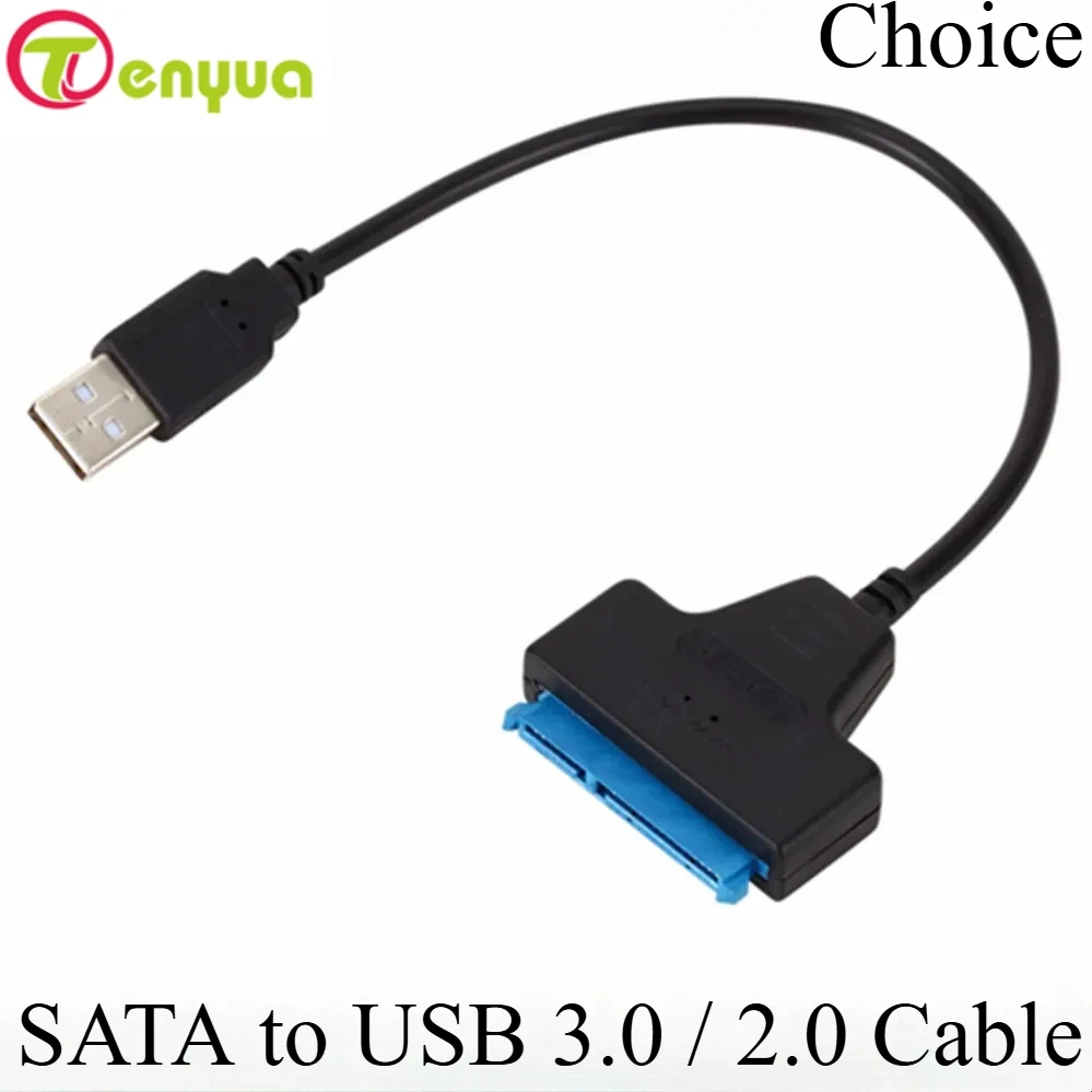 SATA to USB 3.0 / 2.0 Cable Up to 6 Gbps for 2.5 Inch External HDD SSD Hard Drive SATA 3 22 Pin Adapter USB 3.0 to Sata III Cord