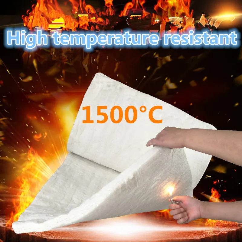 1500 ℃   Resistente alle alte temperature Cuscinetto in zirconio Coperta in fibra ceramica Cotone isolante resistente al fuoco utilizzato nell'industria