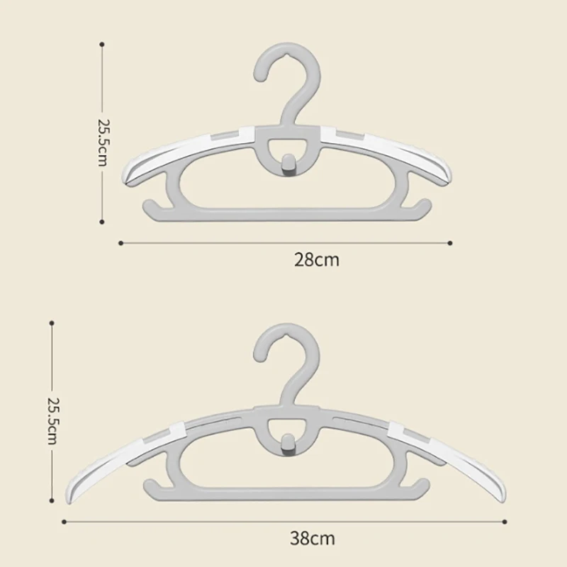 10 قطعة الطفل واسعة الكتف سميكة عدم الانزلاق شماعات الملابس المنزلية رف الملابس رف تجفيف الملابس شماعات ملابس بلاستيكية #6