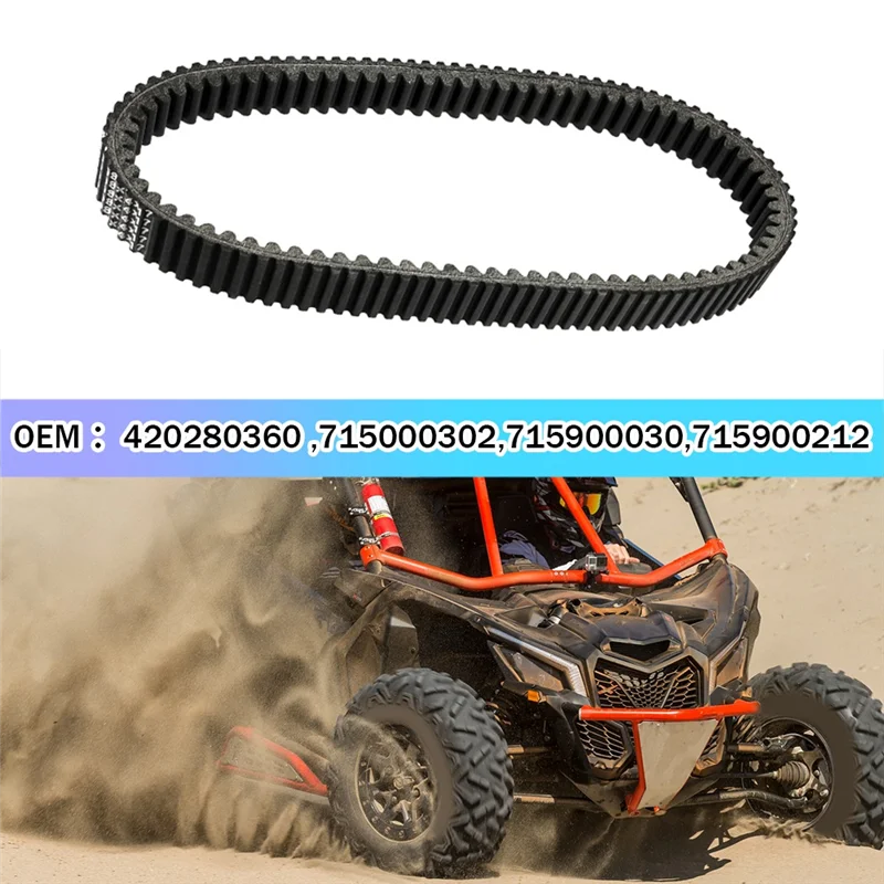 Dependable-ATV UTV Drive Belt For Can-Am Can Am Canam Maverick 1000R Renegade 1000 500 Commander 1000 800R 420280360 715000302 R