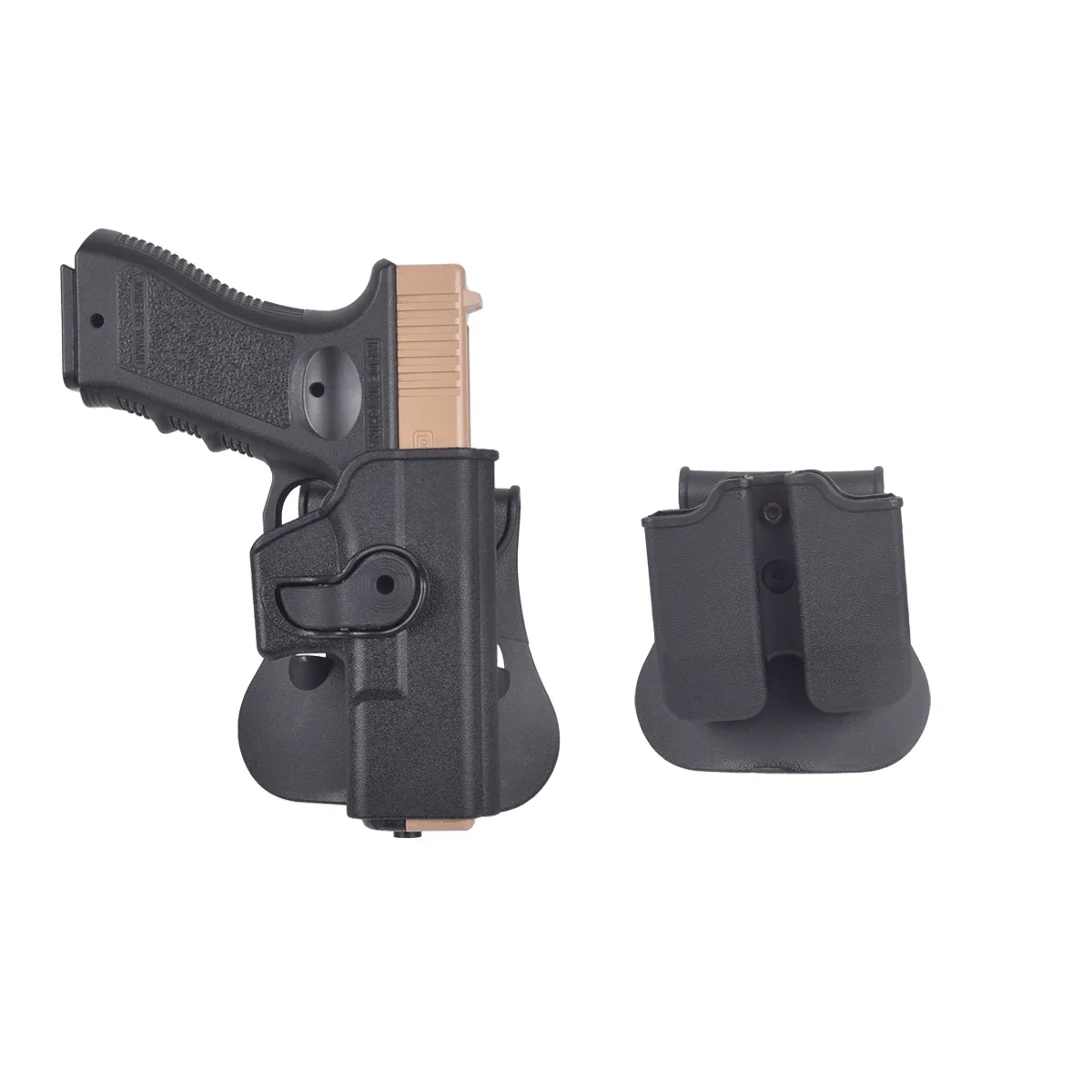 

Tactical IMI Glock Gun Holster Pistol Airsoft Holsters For Gen 1-4 Glock17 Case Waist 9mm Mag Clip Pouch Hunting Accessories