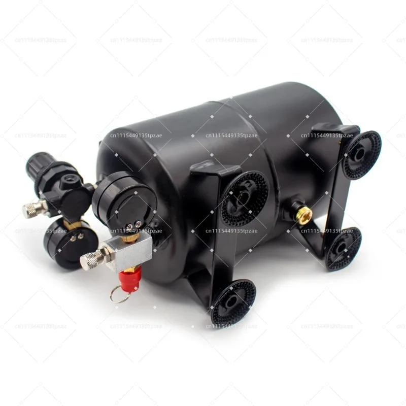 3L Portable Mini Air Buffer Tank Installation-Free Compressor Storage Vessel G1/8 Thread For Painting Equipment