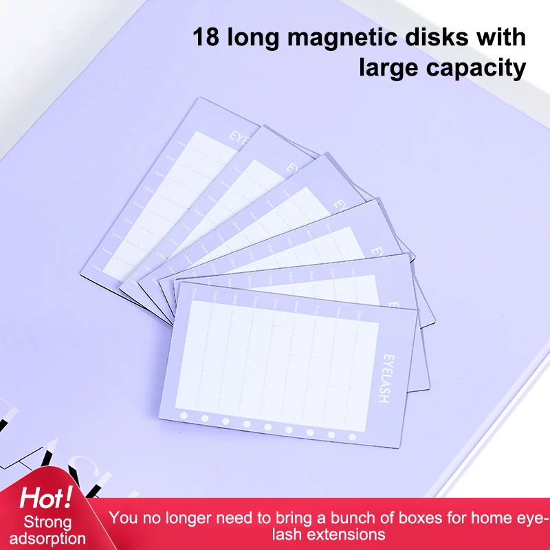 Empty Fake Eyelash Storage Box Reusable False Eyelash Holder Case For Women Professional Container Travel Pallet Lash Holder