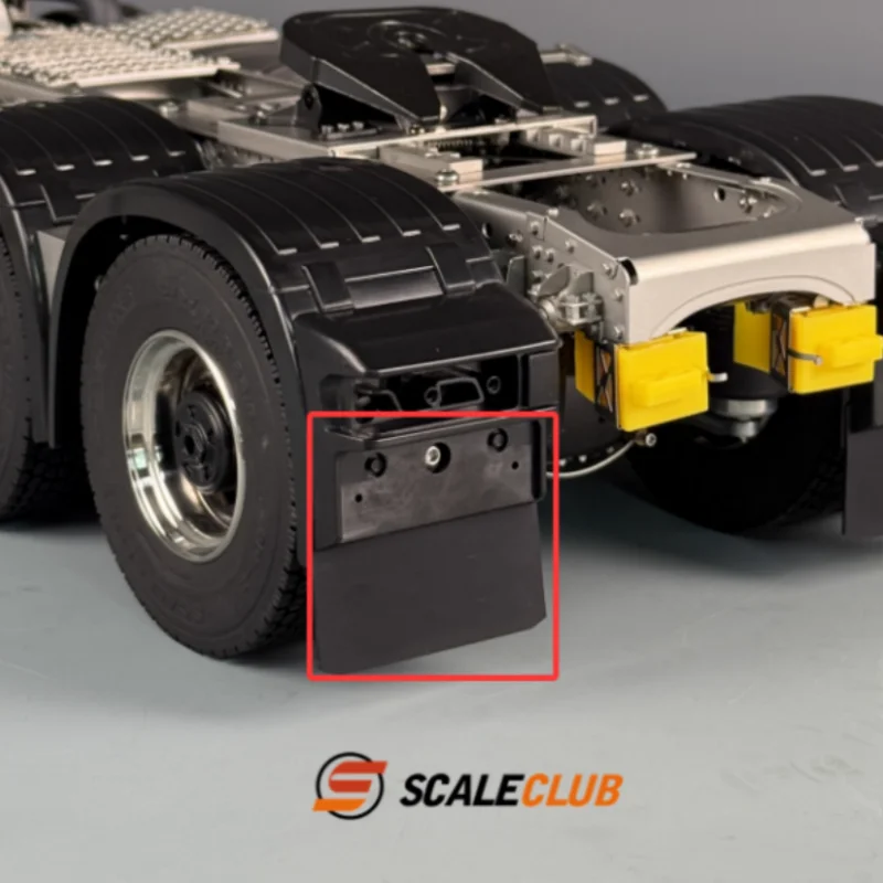 Scaleclub garde-boue en caoutchouc toutes séries Simulation pour 1/14 Tamiya RC Scania 770S Romote contrôle pièces de camion à benne basculante voitures Rc