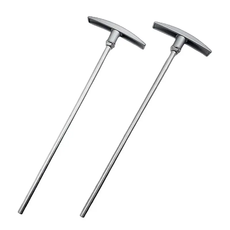 ABJT-2 Pack-RV Waste Valve Extension Tube 9Inch TX9HPB RV Waste Valve Handle Replacement, Valve Aluminum Tube Extension Rod