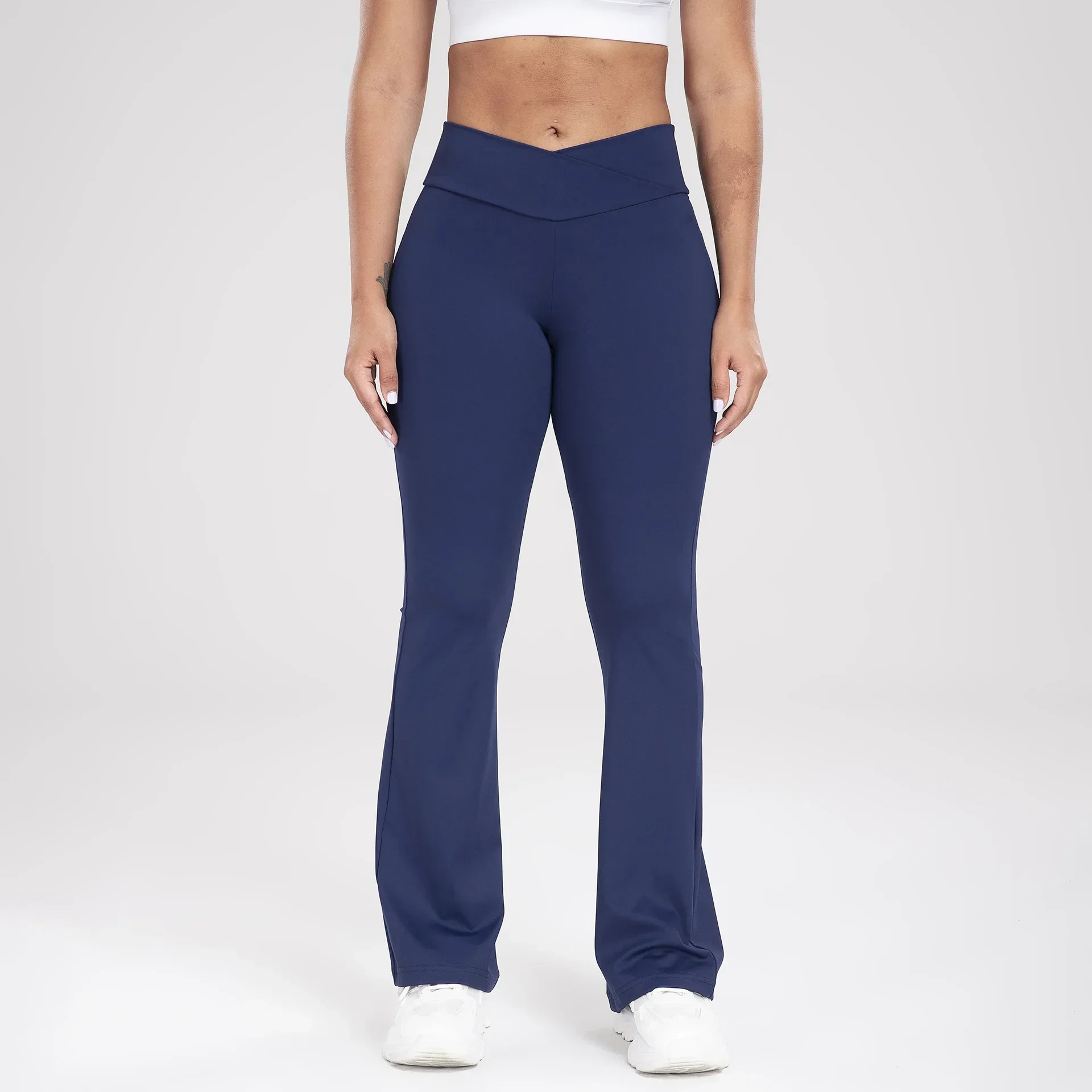 Women Wide Leg Pants Workout Clothes Yoga Flared Pants Gym Wear Flared Leggings Sport Women Fitness Clothing Dress Pants Woman