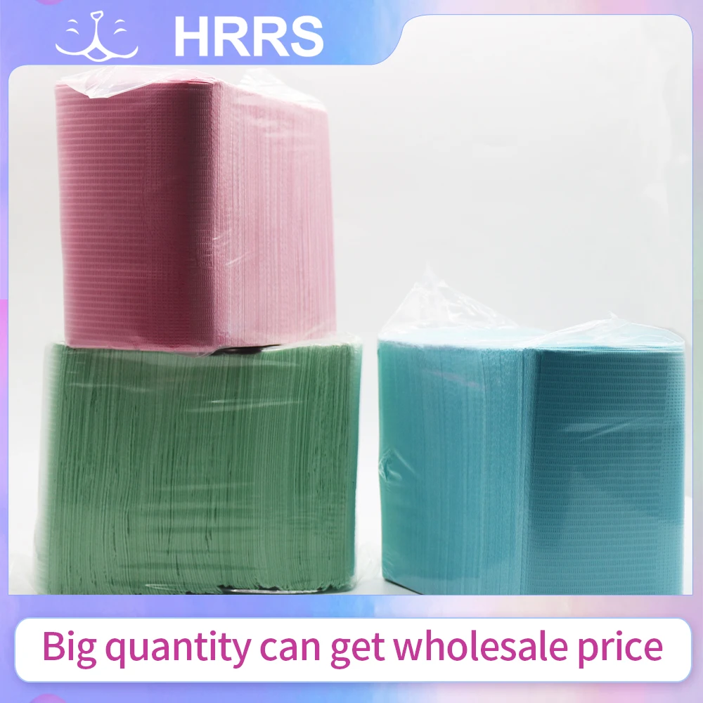 

125Pcs Disposable Dental Bibs for Patients, Waterproof Dental Napkins, Leak-proof Dental Exam Bibs