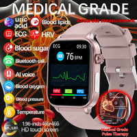 2025 For XIAOMI New Micro Physical Examination Medical Grade HealthWatch Non-Invasive Blood Glucose lipid BT Call Smart Watch