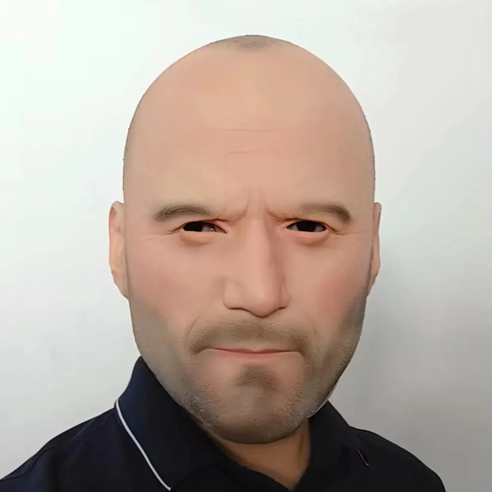 Masque effrayant d'halloween, tête complète en Latex, accessoires de Costume, déguisement de carnaval, fête pour homme adulte