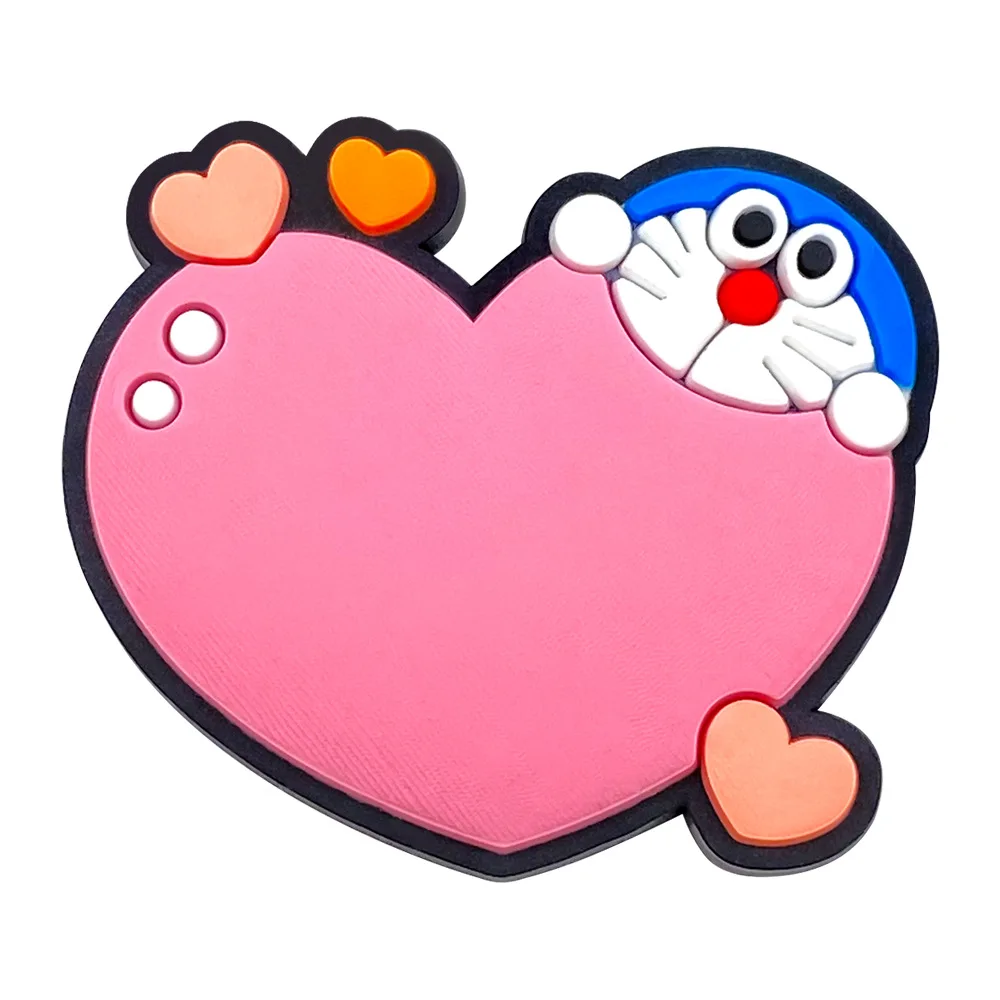 12 個かわいいスーパーロボット猫漫画靴チャームアクセサリー子供靴の装飾フィットリストバンド下駄サンダル子供クリスマスギフト