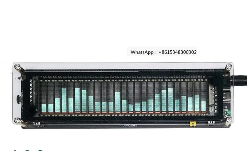 VFD2515 music spectrum display screen 5-12v input with voice controlled pickup original factory English menu