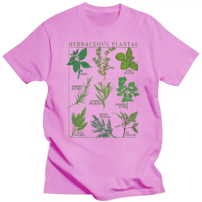 2022  New Fashion Brand Clothing Herbs T-Shirt Botanical Garden Plant Print Art Botany Bloom Fruit Flower Grow T Shirt