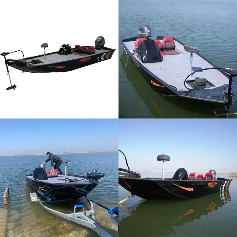 Factory Wholesale 16ft Aluminum Fishing Bass Boat Aluminum Lure Fishing Boat for Sale
