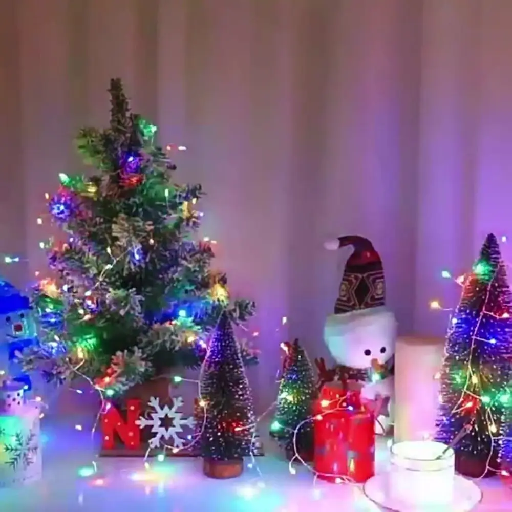 

8 Flashing Modes LED Firecracker Lights Copper Wire Design Remote Controlled Remote Control Lights Energy Saving