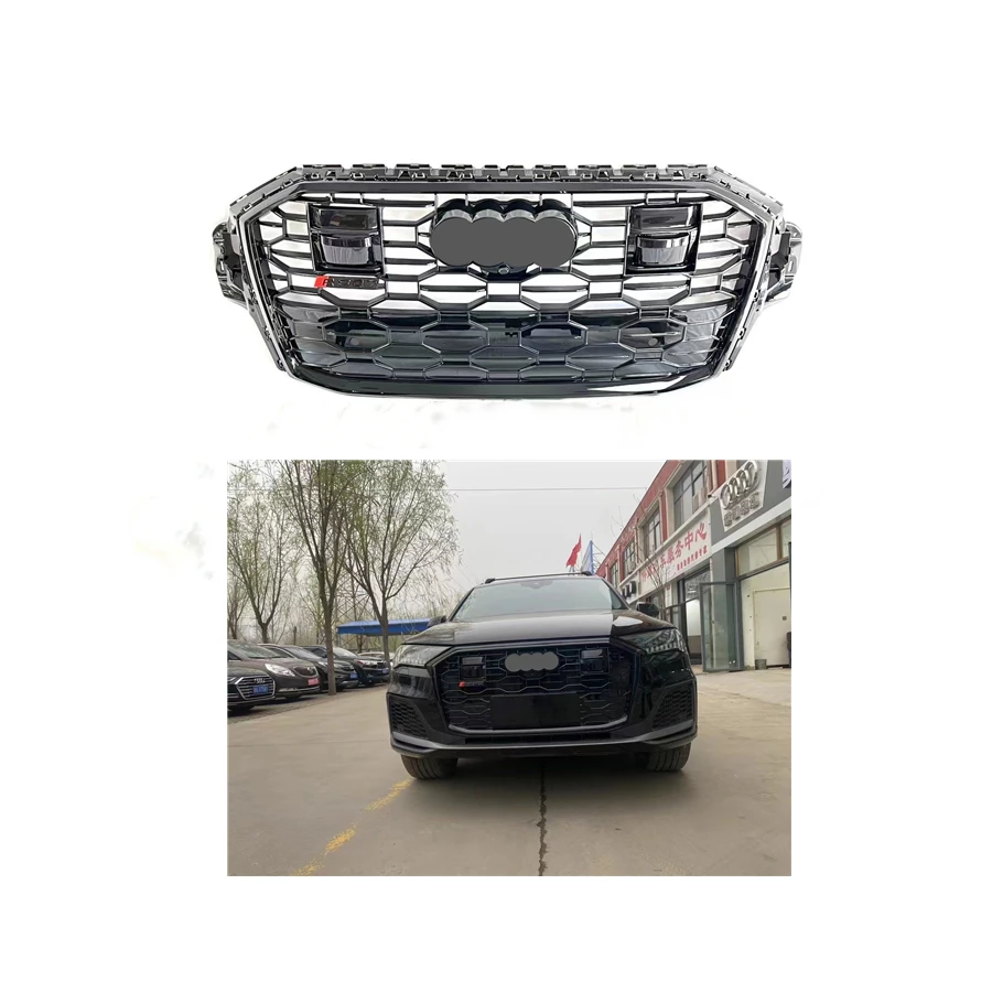 New Arrival Audi RSQ7 Style Front Bumper Grille With ACC For Audi Q7 SQ7 2020-2022 Upgrade Audi RSQ7 Grille