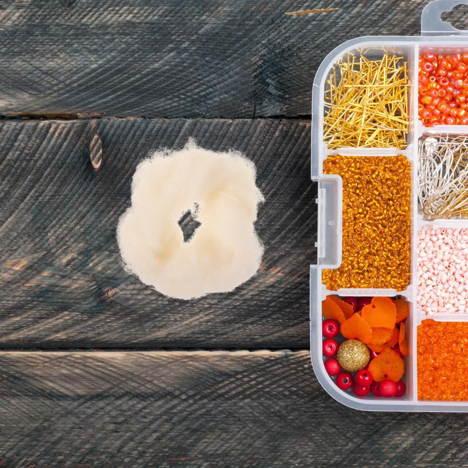 

Premium Felting Wool Kit for Needle Wet and Dry Felting DIY Craft Making Supplies Colorful Core Wool for Felt Decor Hats Bags