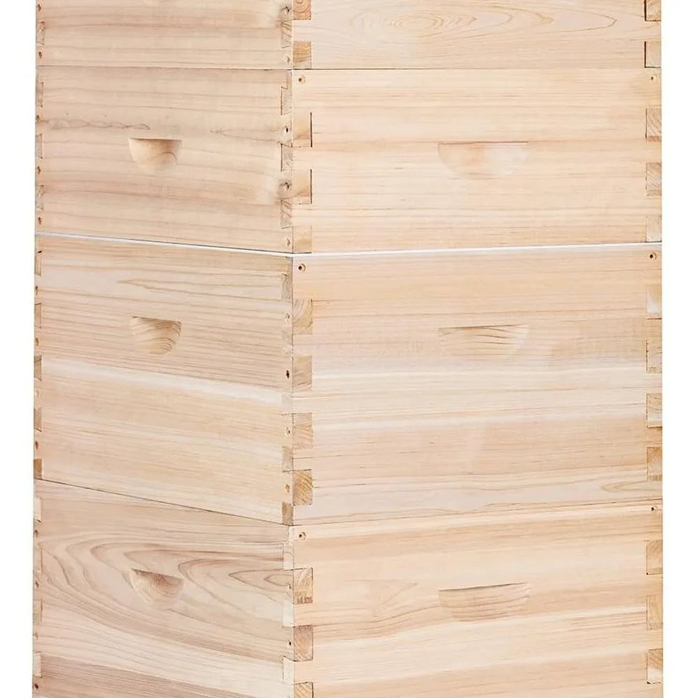 

Полное стартовое устройство для пчелиных улей с 10 рамами и полным стартовым набором, коробки для пчелиных геев включают в себя 2 глубоких короба, 2 средних короба для пчелиных улей с рамами для улья a