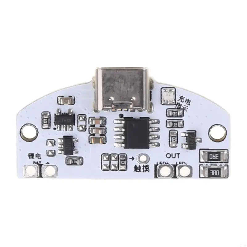 

T3EE Small Night Lamp Control Module Type C Table Lamps Circuit Board with Three Gear Dimming for Touch Decorative Crafts