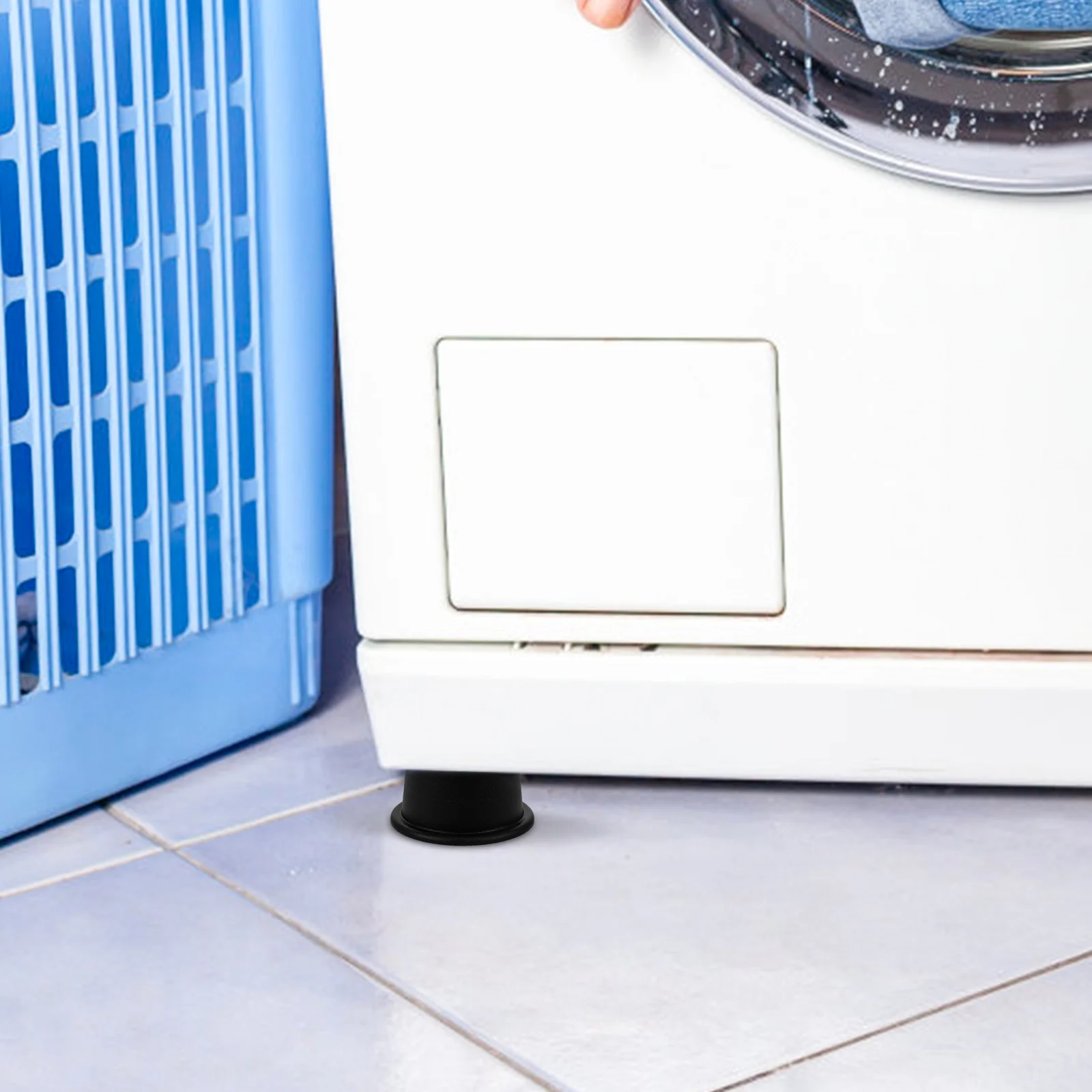 

4Pcs Furniture Leg Protectors Silicone Chair Leg Covers Anti-Skid Quiet Floor Protectors for Dining Chairs Tables Hardwood Tile