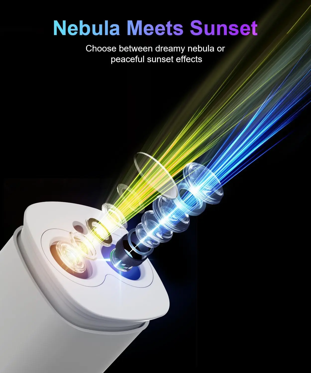 XIAOMI Galaxy Projector Night Light For Children 35 Modes Nebula LED Sunset Lamp Starry Sky Star Projector For Room Decoration