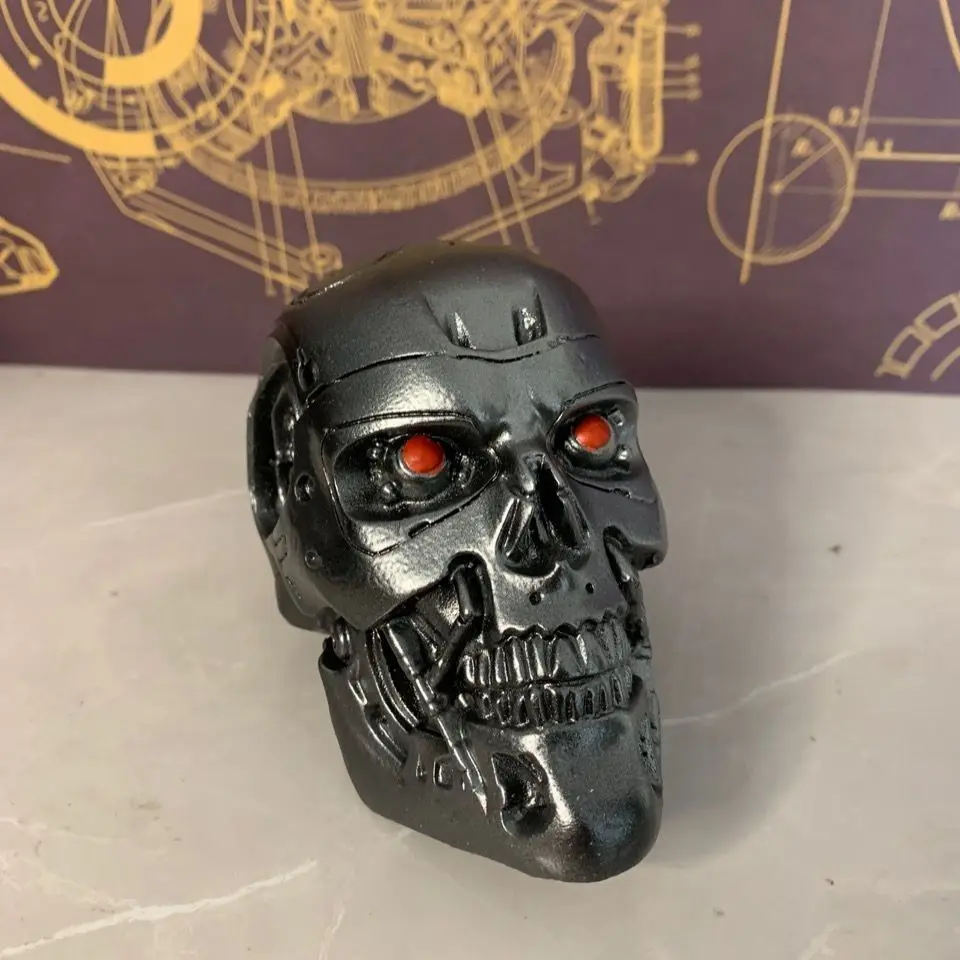 

Terminator Skull T800 Arnold Schwarzenegger figure resin statue skeleton head Collection model Home Decor Desktop Accessories