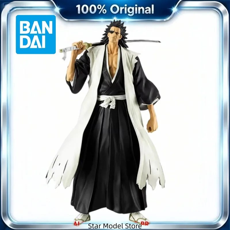 In Stock Original Banpresto Zaraki Kenpachi Solid and Souls PVC 18cm Anime Character Collectible Display Toy Desktop Decoration