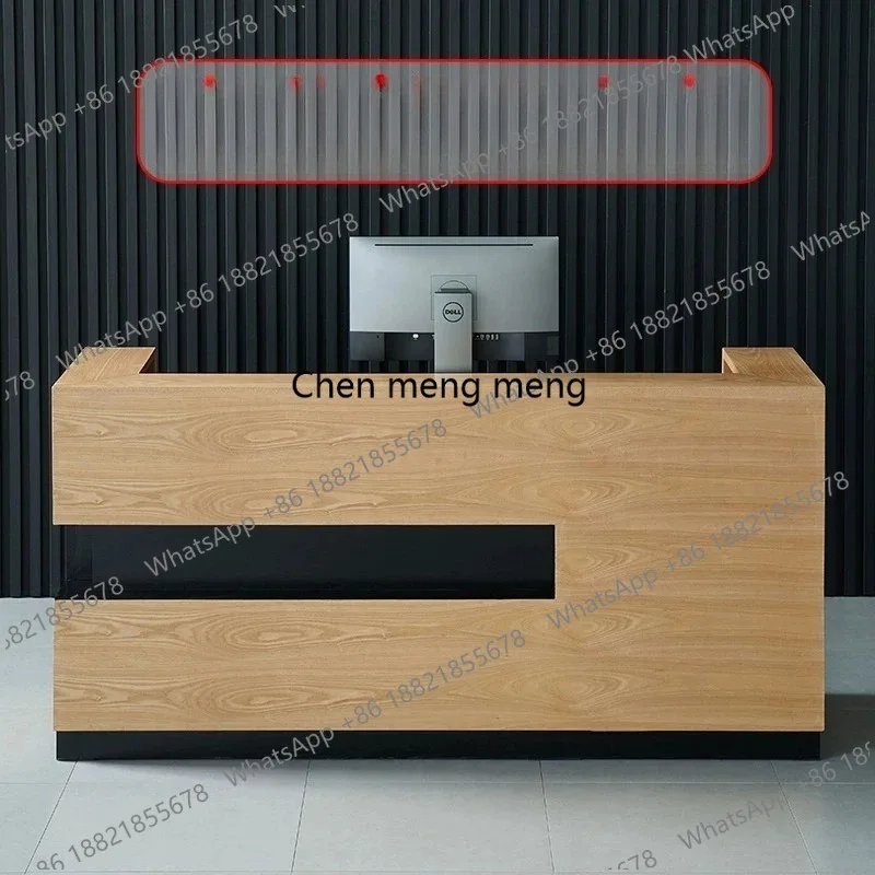 

Coffee Shop Reception Desks Counter Table Business Modern Reception Desks Vevor Artificial Board Furniture