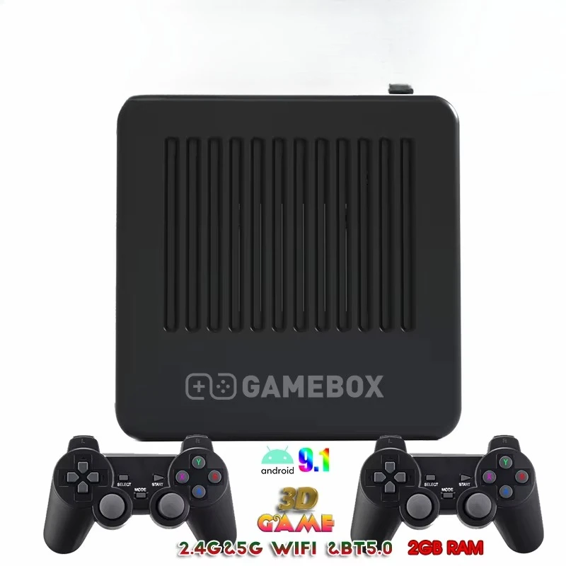 G11 Pro Game Box 4K HD TV Game Stick Portable Game Player 256G Built in 60000+ Retro Games Video  Console Wireless Gamepad