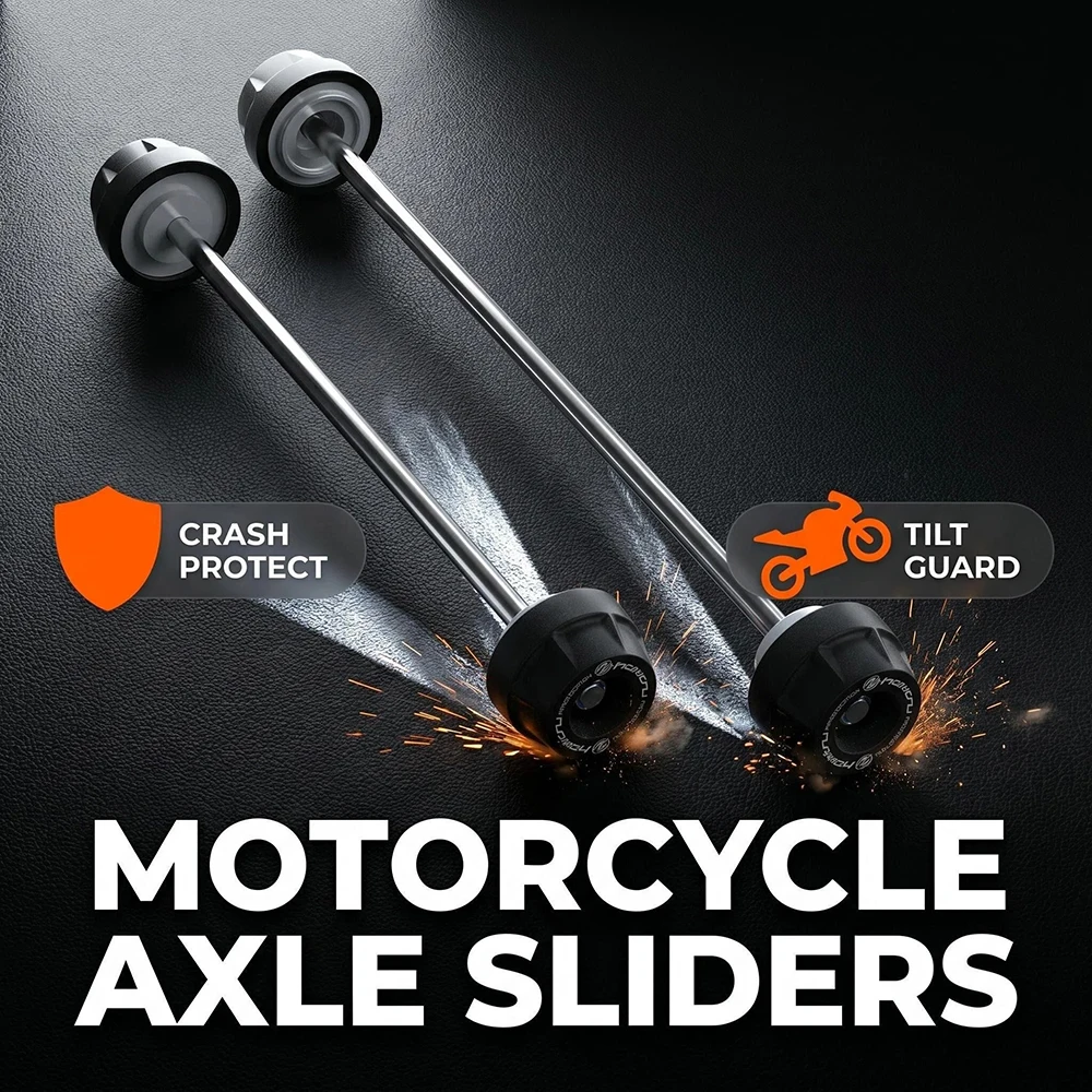 Motorcycle Front Rear Wheel Axle Fork Crash Protector Pad Slider Stand For KTM Duke 390 2024