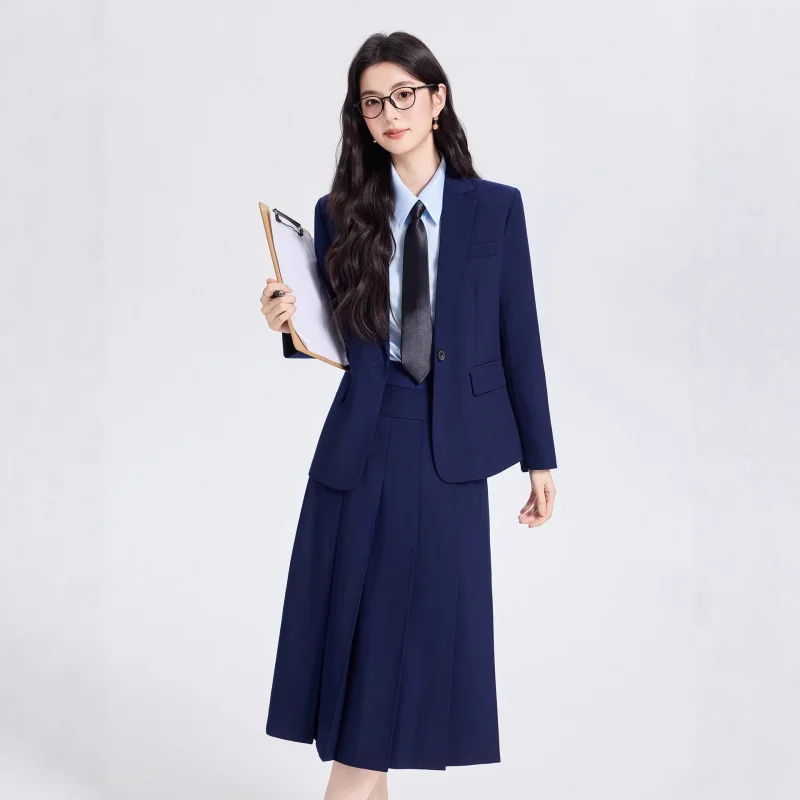 

Professional Women's Blazer2026New Spring and Autumn Slim-Fit Manager Workwear Suit for Petite Individuals